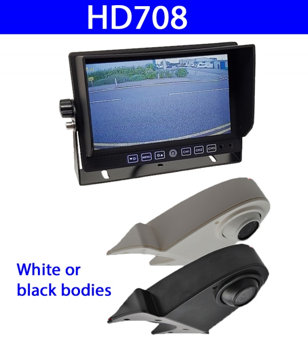7 inch stand on dash monitor and VANCAM reversing camera