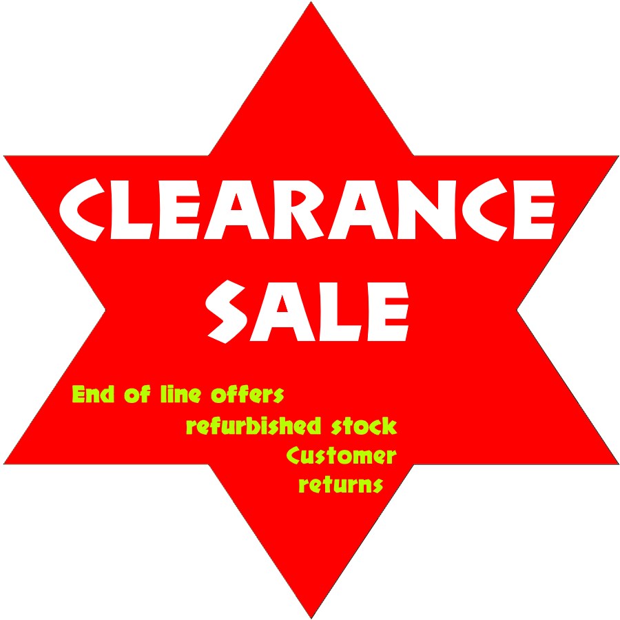 Clearance sale