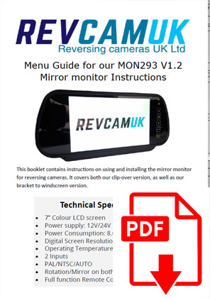 Caméra De Recul Avec Feu Stop Pour Nissan NV400