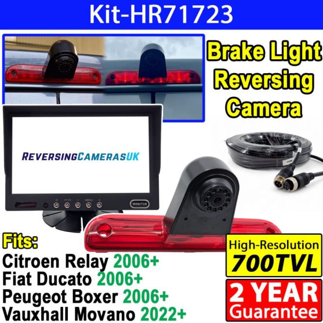IPoster High Level Brake Light Reversing Camera For Fiat Ducato / Peugeot Boxer