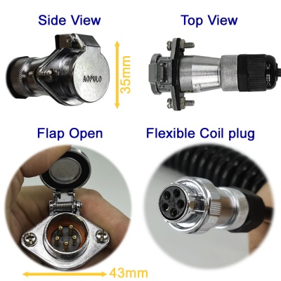 Medium duty trailer link for reversing cameras