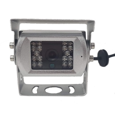 Silver CCD bracket camera with stainless steel bracket