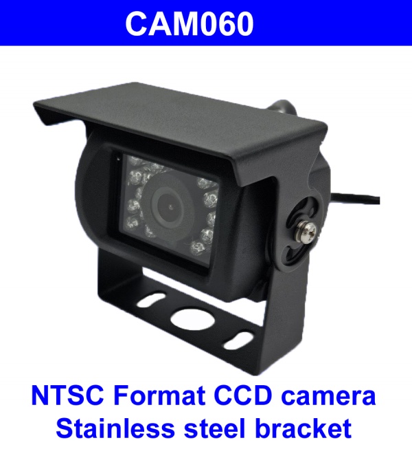NTSC CCD bracket camera with 4 pin connectors