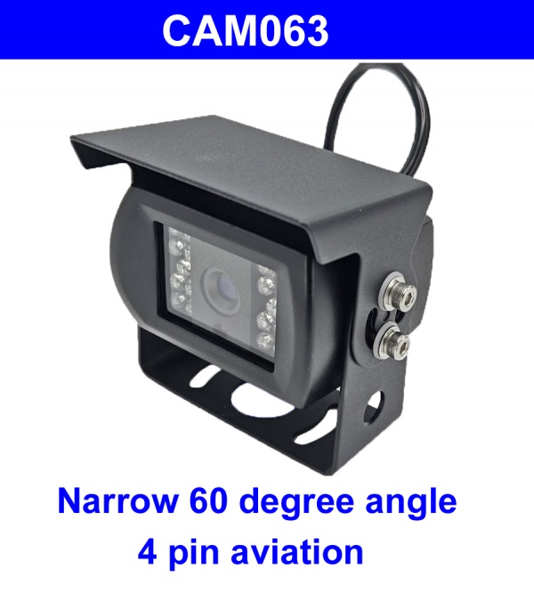 Narrow angle CCD bracket camera
