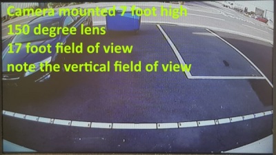 Hi-Res CMOS number plate reversing camera
