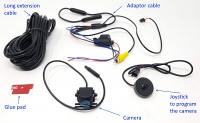 Ultra wide angle reversing camera