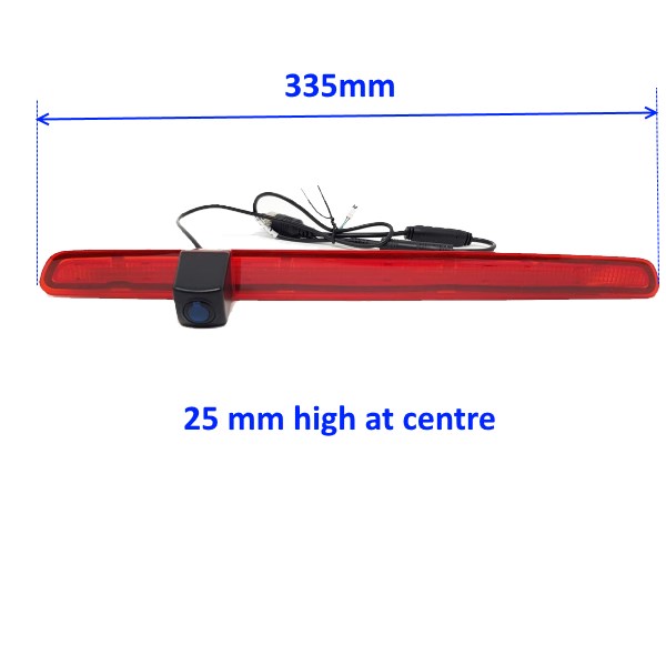 VW Transporter T6 brake light camera with tailgate