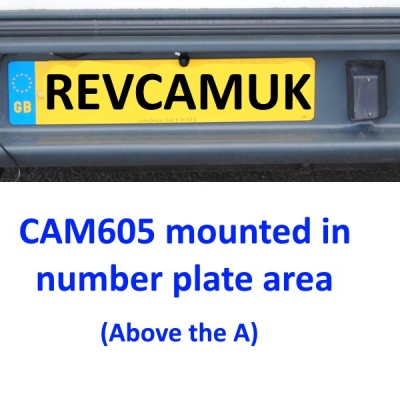 CMOS mini bracket reversing camera with mirror normal trigger