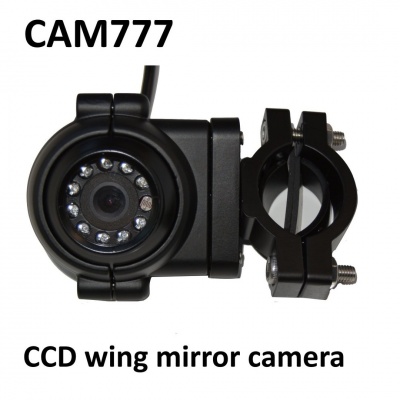 CCD wing mirror camera for HGV