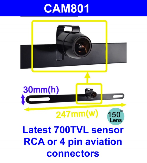 5 inch Heavy duty rear view monitor and CMOS reversing camera