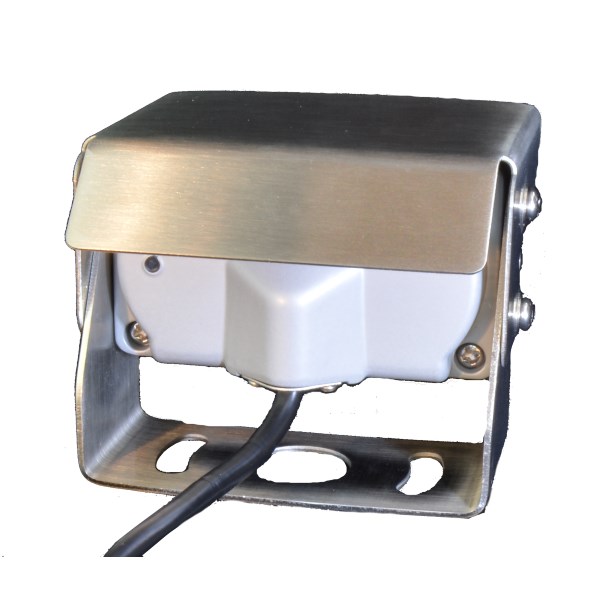 Bracket CCD reversing camera polished stainless steel bracket