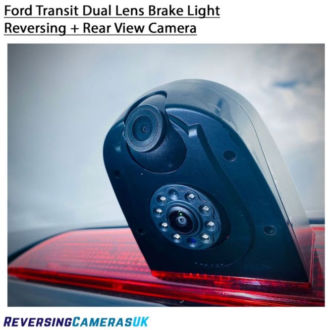 Telecamera Posteriore Per Furgone Ford Transit Jumbo 2014+ – Sostituisce La Terza Luce Di Arresto – Sguardo Originale