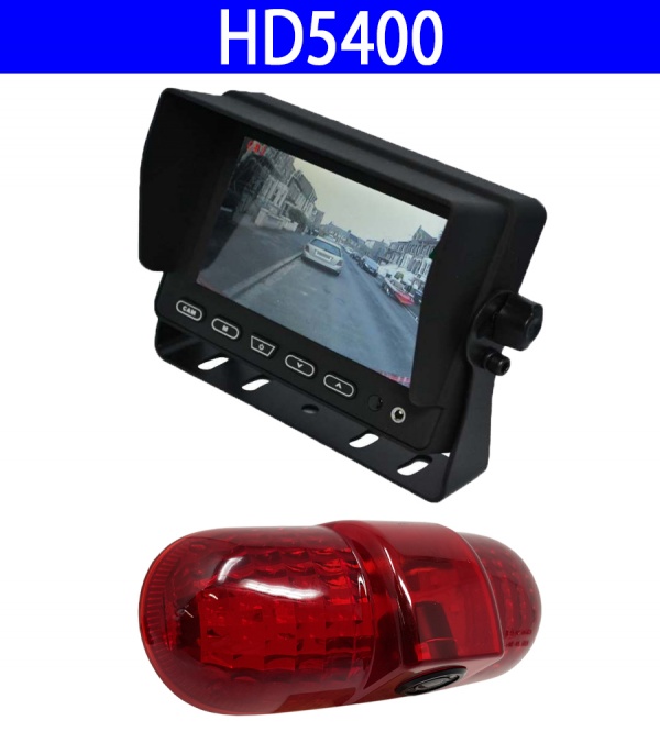 5 inch stand on dash monitor and Vauxhall Vivaro CCD brake light reversing camera