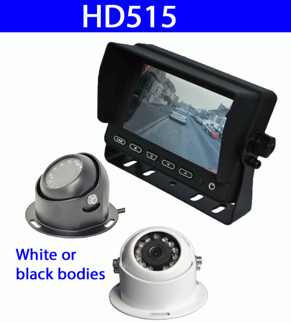 5 inch stand on dash monitor and CCD dome reversing camera