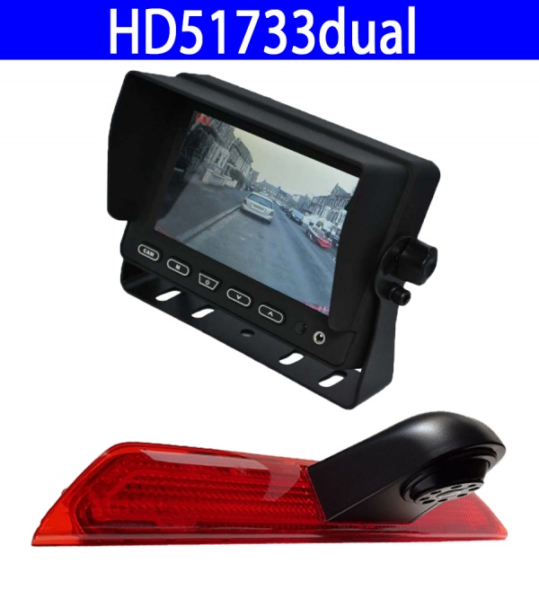 5 inch stand on dash monitor and Ford Transit brake light camera