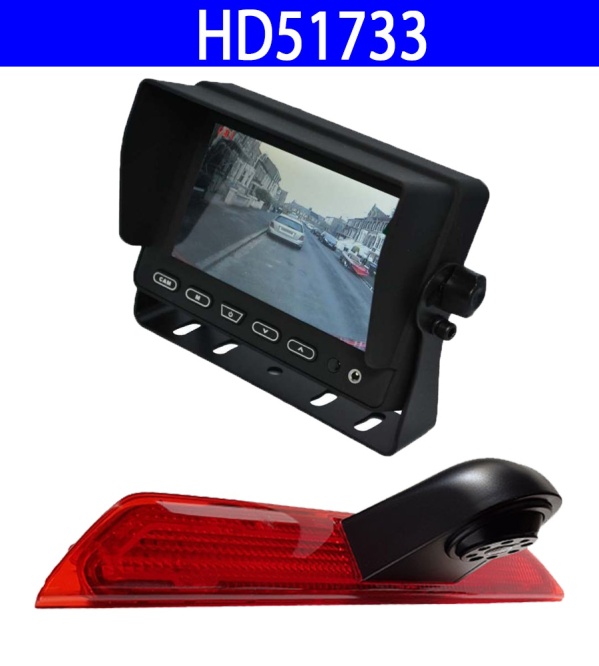 5 inch stand on dash monitor and Ford Transit brake light camera