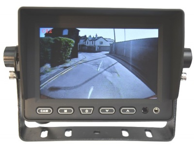 Heavy duty 5 inch rear view monitor
