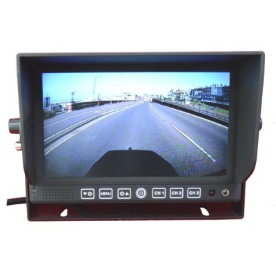 Heavy duty 7 inch rear view monitor