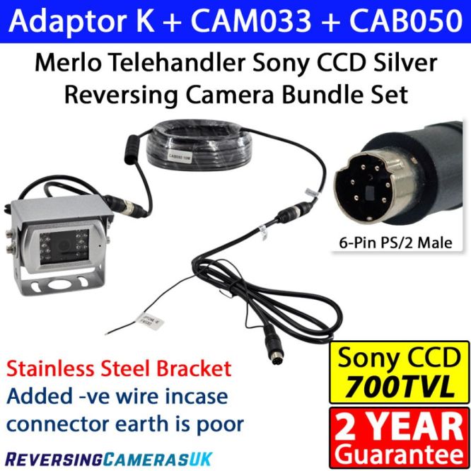 Telehandler Rh Camera Merlo Telehandler Reversing Camera Adaptor Cable - Reversing Cameras UK