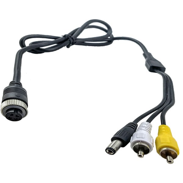 4 pin female to RCA connector adaptor