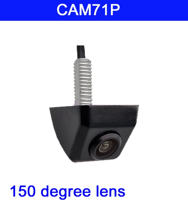 Small bolt number plate reversing camera