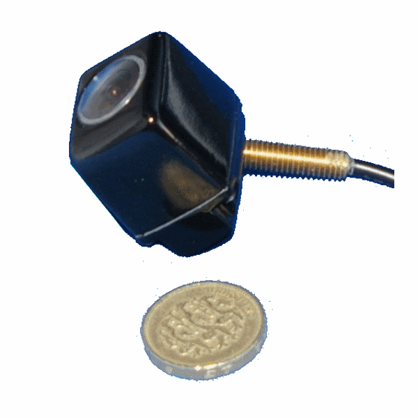 Black CMOS number plate reversing camera