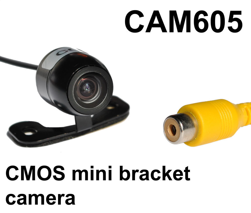 CMOS mini bracket reversing camera with mirror normal trigger