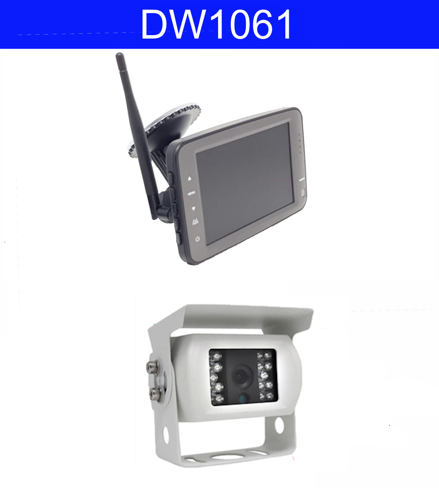 Sony CCD White Bracket Wireless Rear View Camera with 5