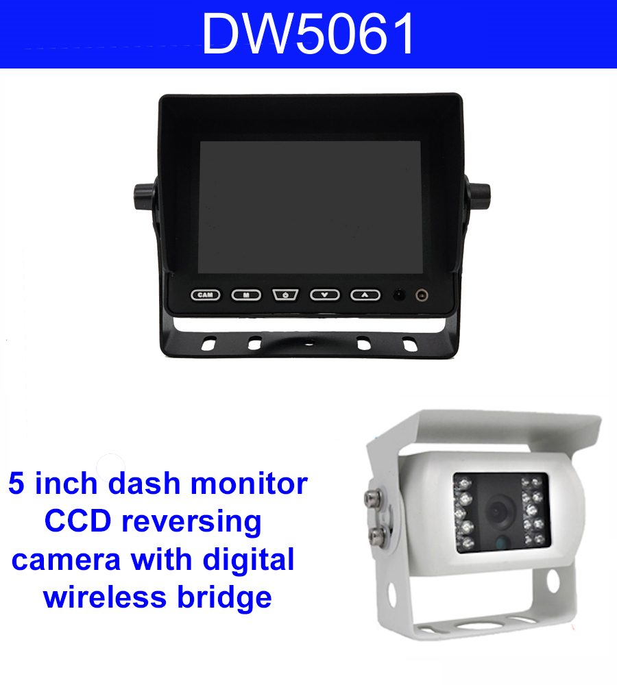 Sony CCD White Bracket Wireless Rear View Camera with 5