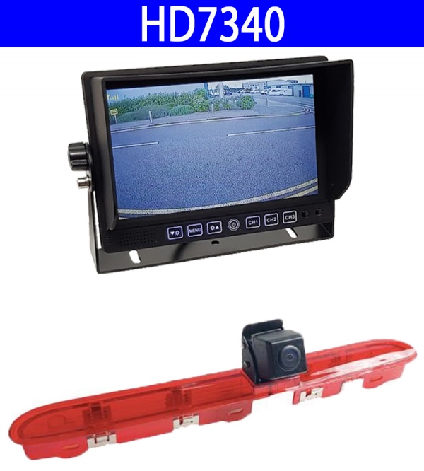 7 inch Dash monitor and Peugeot Expert 2016+ Reversing Camera