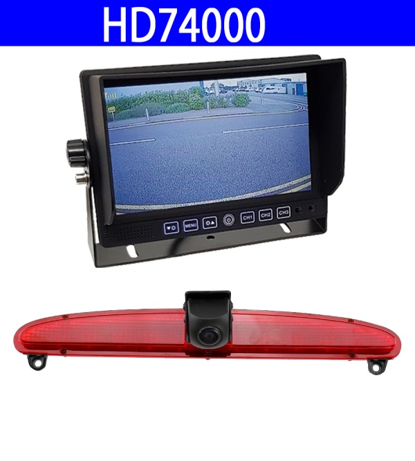 7 inch stand on dash monitor and Iveco Daily brake light reversing camera