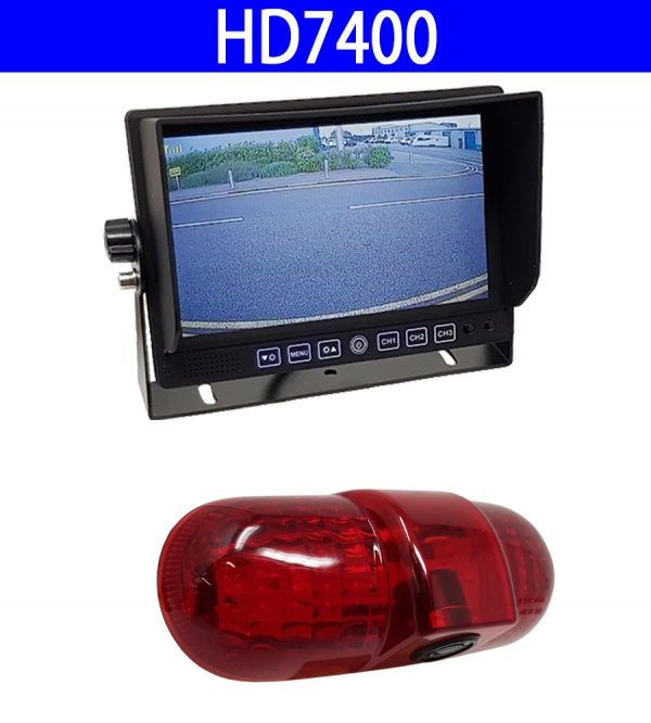 Vauxhall Vivaro / Renault Trafic 2001-2014 Reversing Camera kit for brake light with 7'' monitor