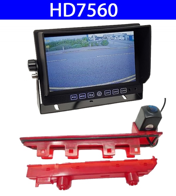 Dash monitor and T5 brake light camera - barn door version