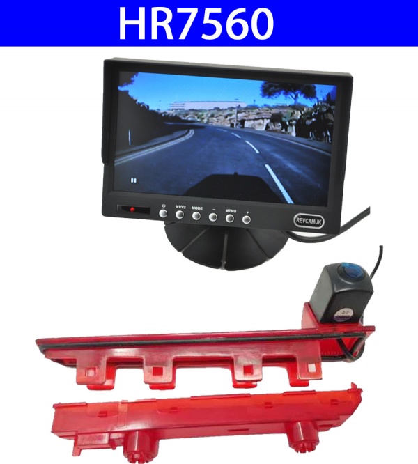 T5 VW Transporter brake light camera and dash mount monitor