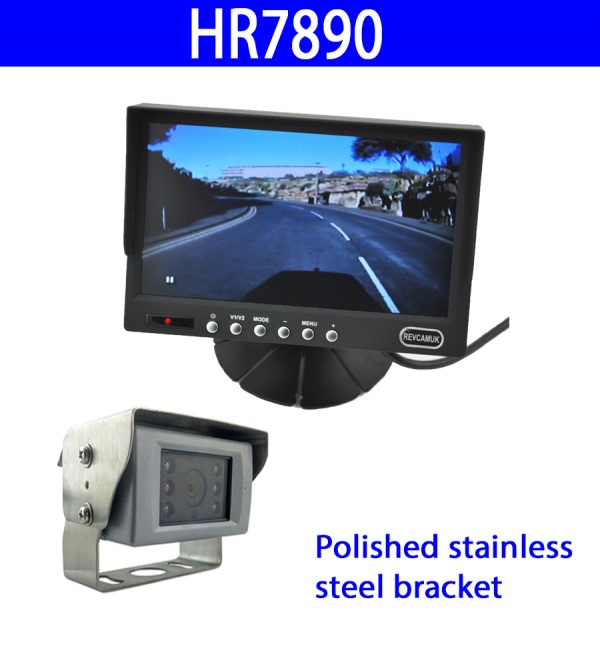 7 inch colour dash monitor and CCD reversing camera