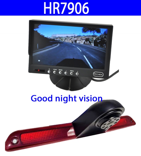 7 inch colour dash monitor and Mercedes Sprinter brake light camera