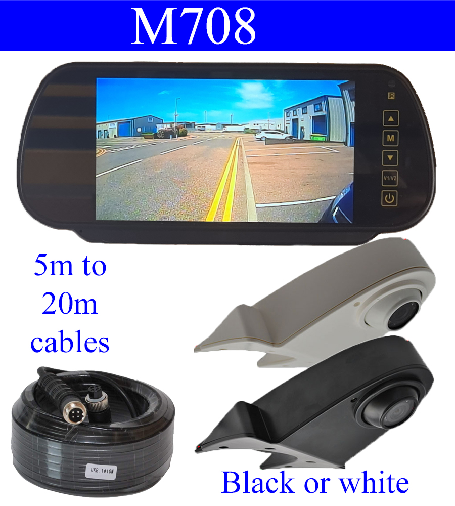 7 inch mirror monitor monitor and VANCAM reversing camera