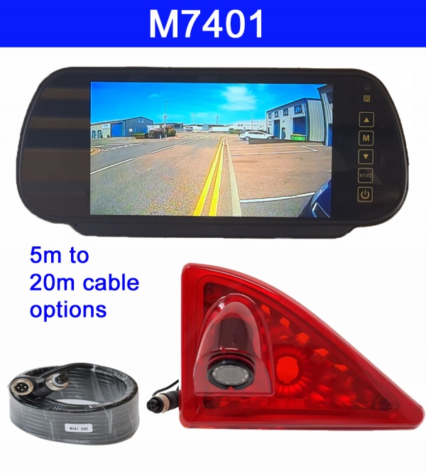 Renault Master Brake Light Camera and Mirror Monitor