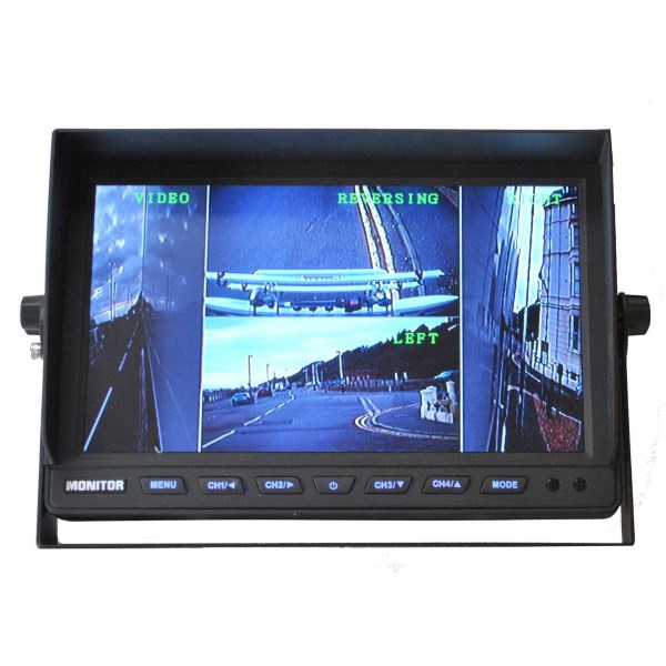 10 inch heavy duty quad screen monitor