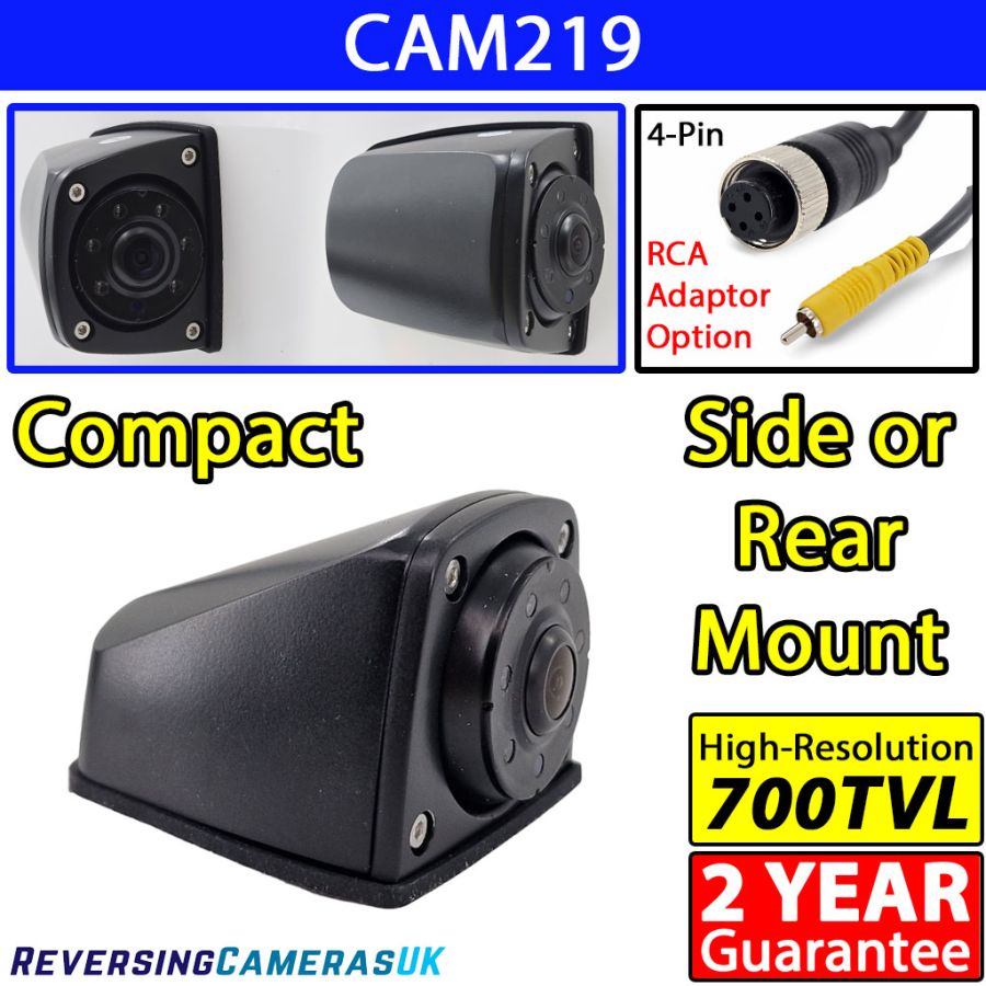 Compact Side View / Blindspot or Reversing Camera - Reversing Cameras UK