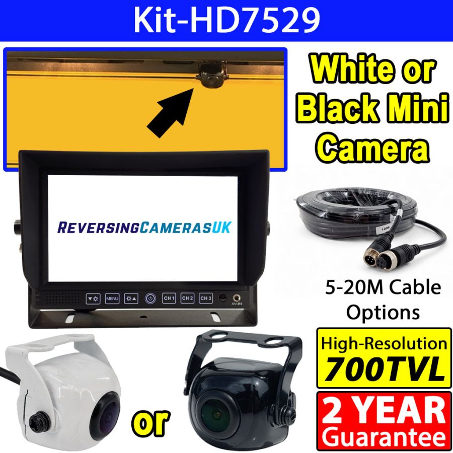 Mini Bracket Reversing Camera Kit with 7
