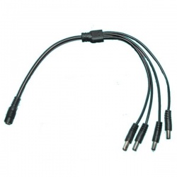 4 way power splitter cable for reversing camera