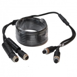 15m 4 pin Y extension cable for reversing camera