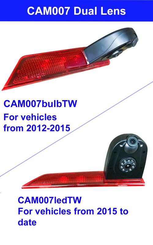 Ford Custom Dual Lens Brake Light Reversing Camera