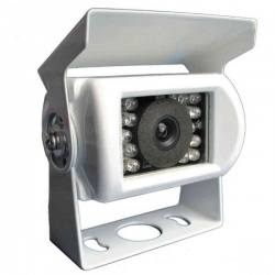 White PAL CCD reversing camera with 4 pin connectors
