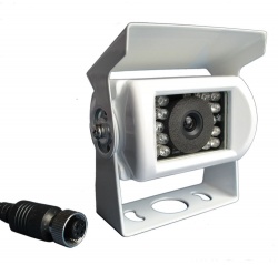 White narrow angle CCD bracket reversing camera