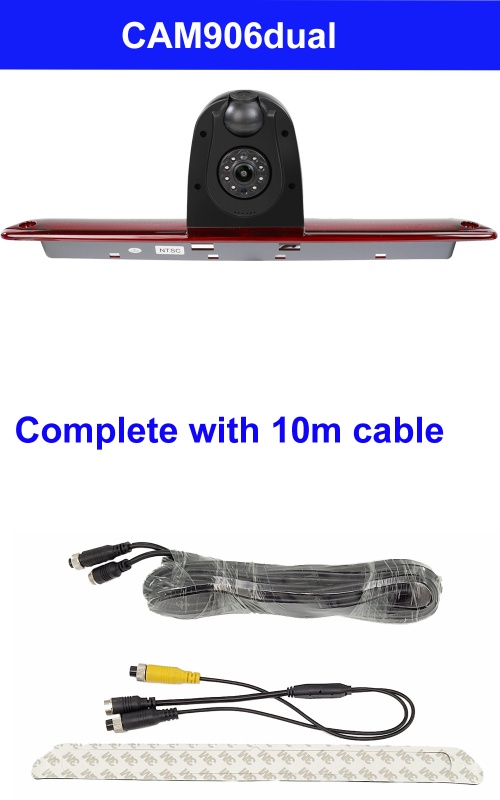 Mercedes Sprinter 2006-Present, VW Crafter 2006-2017 dual lens brake light reversing camera