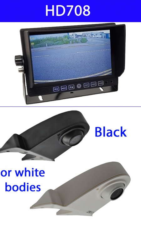 7 inch stand on dash monitor and VANCAM reversing camera