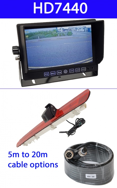 Mercedes Vito Brake light camera and dash mount monitor