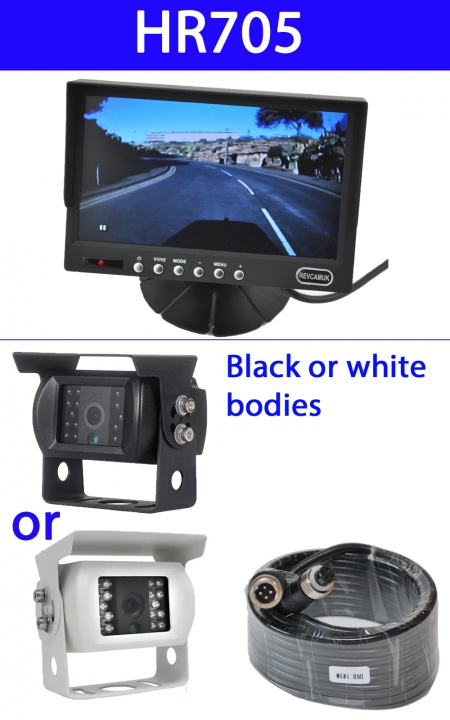 7 inch colour dash monitor system with CCD reversing camera
